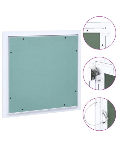 Panneau d'accès Cadre en aluminium plaque de plâtre 200x200 mm | Mobilier & Déco