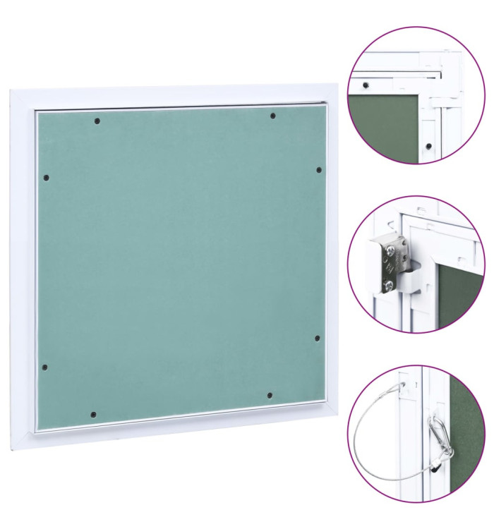 Panneau d'accès Cadre en aluminium plaque de plâtre 200x200 mm | Mobilier & Déco