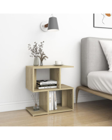 Tables de chevet 2pcs chêne sonoma 50x30x51,5cm bois ingénierie | Mobilier & Déco