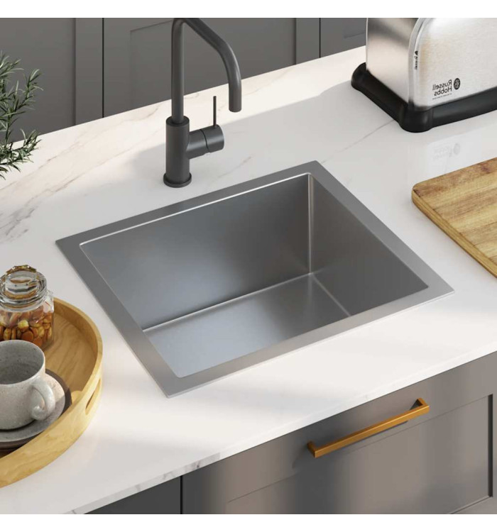 Évier de cuisine fait main Acier inoxydable | Mobilier & Déco
