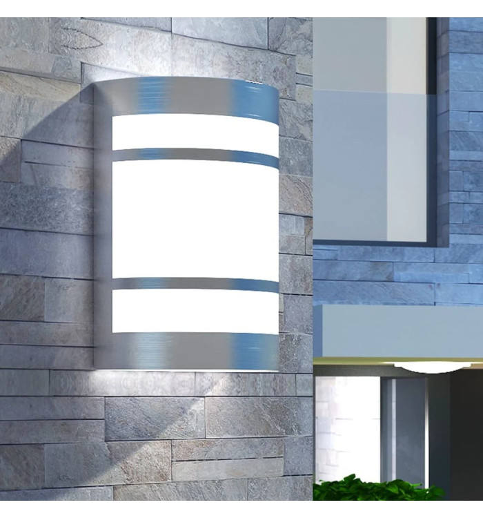 Applique murale d'extérieur Acier inoxydable | Mobilier & Déco