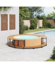 Cadre de spa 273x53 cm bois d'acacia massif | Mobilier & Déco