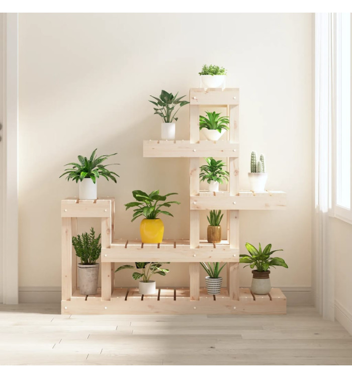 Support à plantes 92x25x97 cm Bois massif de pin | Mobilier & Déco