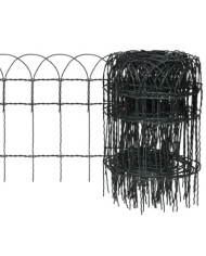 Bordure de pelouse Fer enduit de poudre 10x0,4 m | Mobilier & Déco