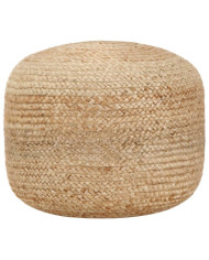 Pouf fait à la main 45 x 30 cm Jute | Mobilier & Déco