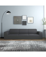 Housse extensible canapé 4places Anthracite Jersey de polyester | Mobilier & Déco