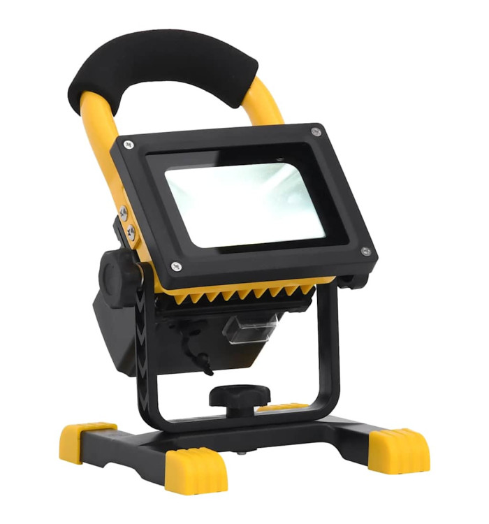 Projecteur à LED rechargeable avec poignée 30 W Blanc froid | Mobilier & Déco