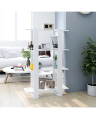 Bibliothèque/Séparateur de pièce Blanc 80x30x123,5 cm | Mobilier & Déco