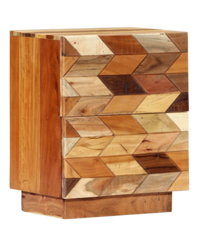 Table de chevet 40 x 30 x 50 cm Bois de récupération massif | Mobilier & Déco