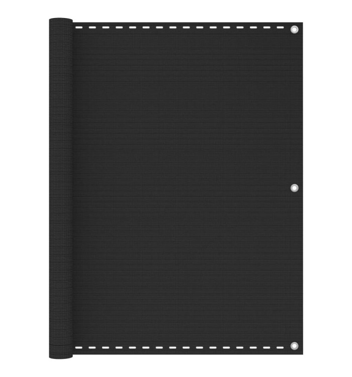 Écran de balcon Anthracite 120x600 cm PEHD | Mobilier & Déco