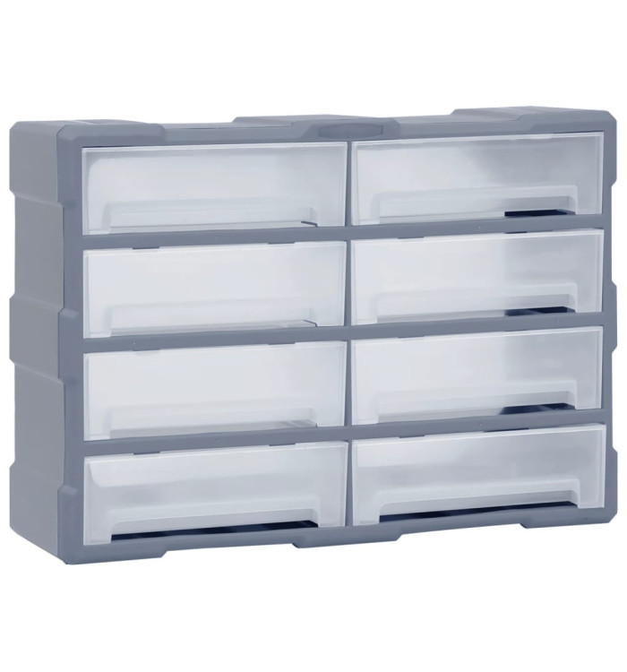 Organisateur multi-tiroirs avec 8 grands tiroirs 52x16x37 cm | Mobilier & Déco