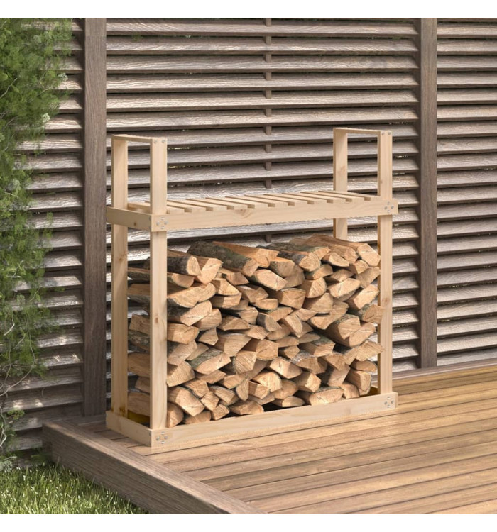 Support pour bois de chauffage 110x35x108,5 cm Bois de pin | Mobilier & Déco