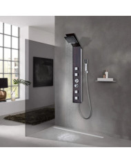 Système de panneau de douche Verre Marron | Mobilier & Déco