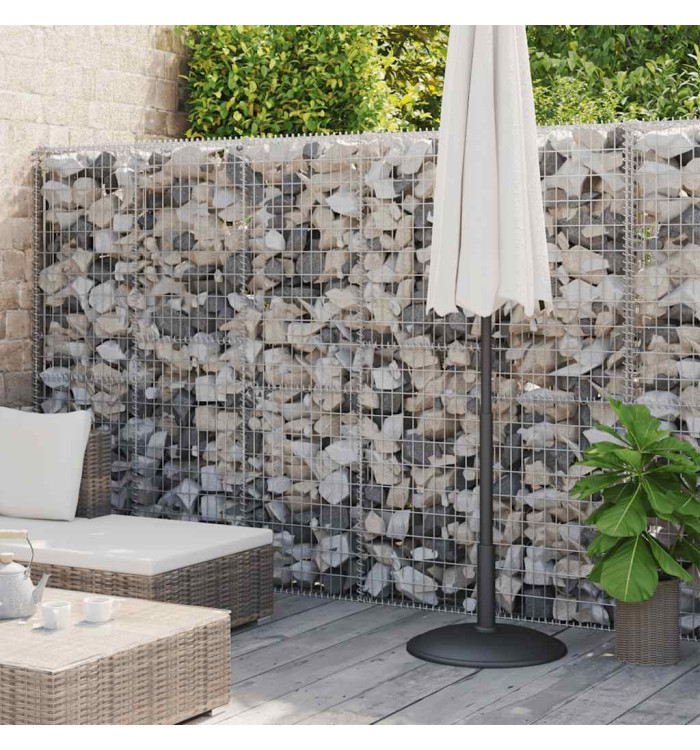 Mur en gabion avec couvercles Acier galvanisé 900x30x200 cm | Mobilier & Déco
