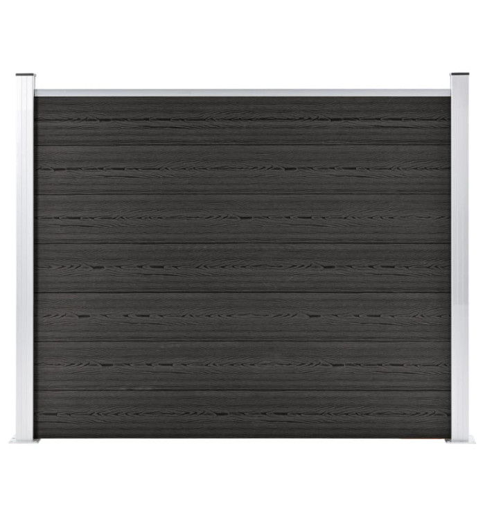 Panneau de clôture WPC 180x146 cm Gris | Mobilier & Déco