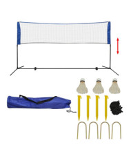 Filet de badminton avec volants 300 x 155 cm | Mobilier & Déco
