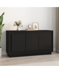 Buffet noir 102x35x55 cm bois d'ingénierie | Mobilier & Déco