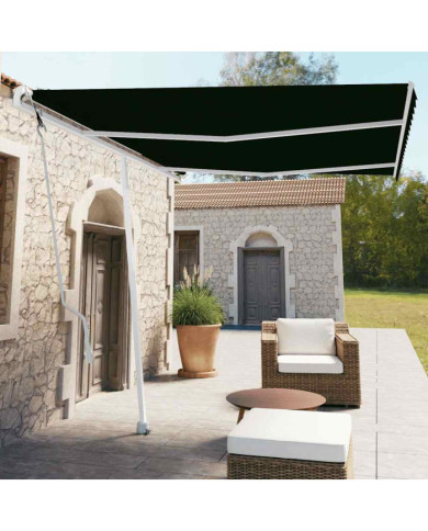 Auvent automatique sur pied 350x250 cm Anthracite | Mobilier & Déco