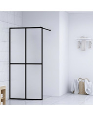 Écran de douche Verre trempé dépoli 80x195 cm | Mobilier & Déco