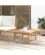 Table de jardin 65x55x30 cm bambou | Mobilier & Déco