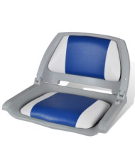 Siège de bateau à dossier pliable et oreiller 48x51x41 cm | Mobilier & Déco