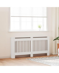 Cache-radiateur Blanc MDF 172 cm | Mobilier & Déco