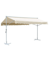 Auvent sur pied 500 x 300 cm Crème | Mobilier & Déco