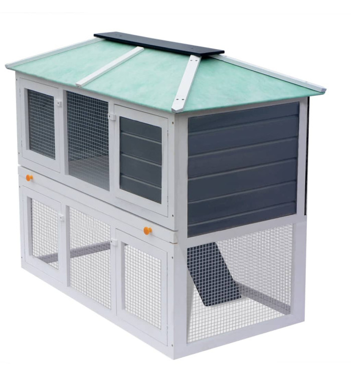 Cage double pour animaux Bois | Mobilier & Déco