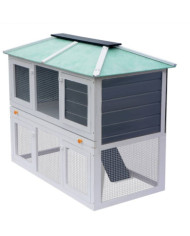 Cage double pour animaux Bois | Mobilier & Déco
