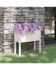 Jardinière Blanc 70x31x70 cm Bois de pin massif | Mobilier & Déco