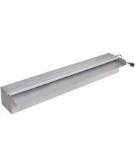 Lame d'eau rectangulaire à LED 60 cm en acier inoxydable pour piscine | Mobilier & Déco