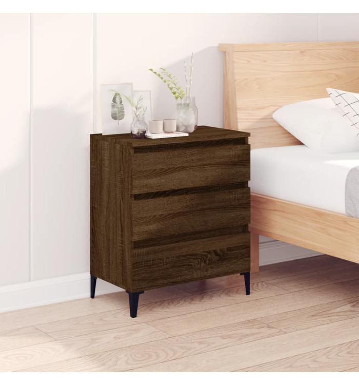 Buffet Chêne marron 60x35x70 cm Bois d'ingénierie | Mobilier & Déco