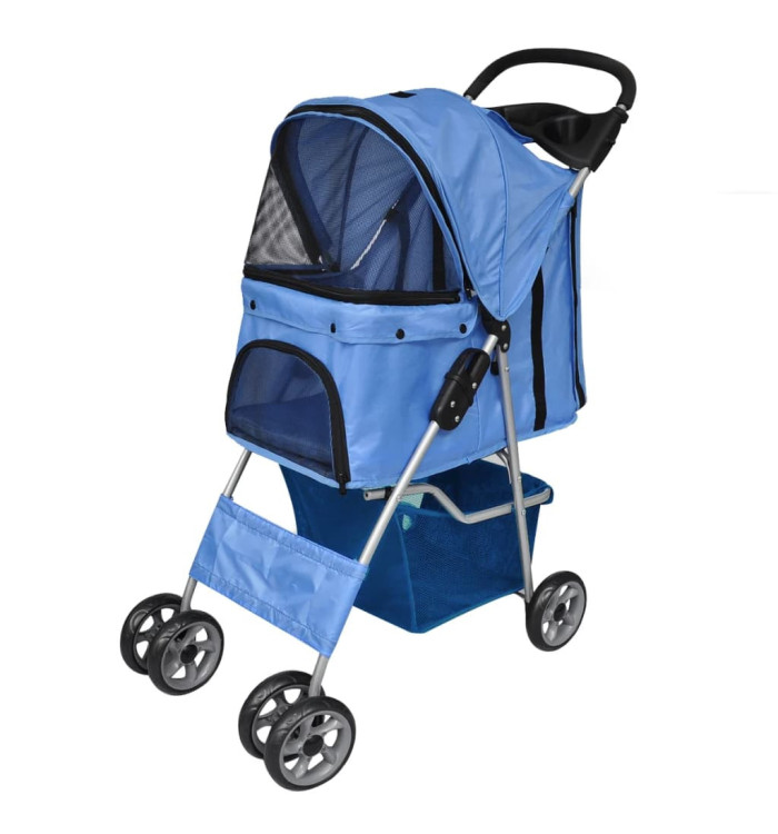Poussette pour chiens Bleu | Mobilier & Déco