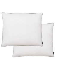 Oreiller 2 pcs Remplissage de duvet 70 x 60 cm Blanc | Mobilier & Déco