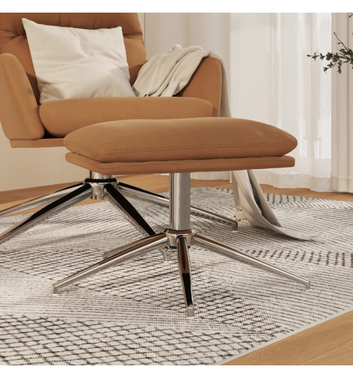 Repose-pied Taupe 60x60x35 cm Tissu microfibre | Mobilier & Déco