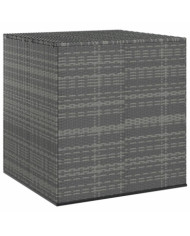 Boîte à coussins de jardin Résine tressée 100x97,5x104 cm Gris | Mobilier & Déco