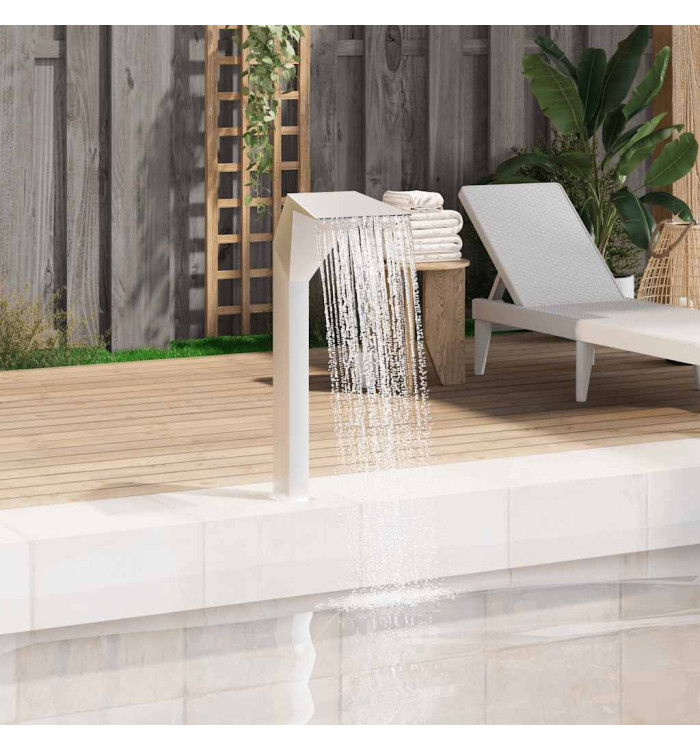 Fontaine d'étang Acier inoxydable 50 x 30 x 90 cm Argenté | Mobilier & Déco