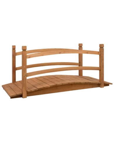 Pont de jardin 140x60x60 cm Bois de sapin massif | Mobilier & Déco