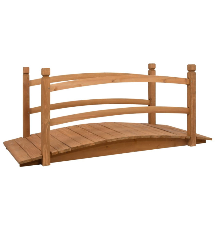 Pont de jardin 140x60x60 cm Bois de sapin massif | Mobilier & Déco