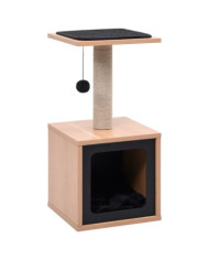 Arbre à chat avec tapis à gratter en sisal 62 cm | Mobilier & Déco