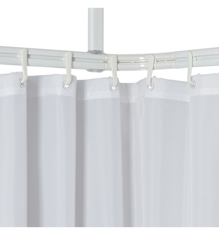 Sealskin Ensemble de rail de rideau de douche Easy-Roll blanc | Mobilier & Déco