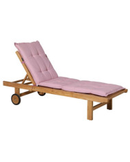 Madison Coussin de chaise longue Panama 200x60 cm Rose pâle | Mobilier & Déco
