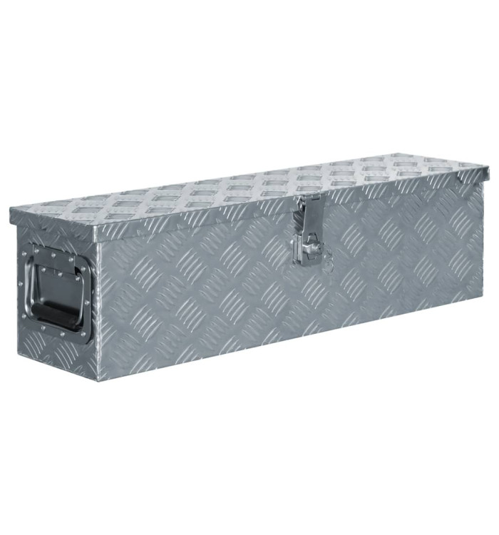 Boîte en aluminium 80,5 x 22 x 22 cm Argenté | Mobilier & Déco