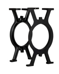 Pied de banc 2 pcs Cadre en O Fonte | Mobilier & Déco