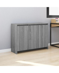Buffet Sonoma gris 102x33x75 cm Bois d'ingénierie | Mobilier & Déco