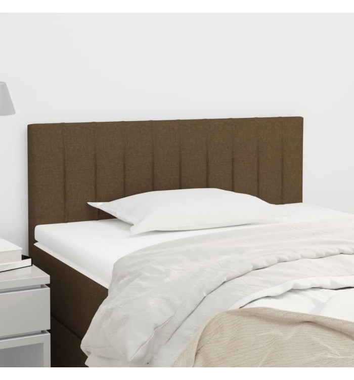 Tête de lit Marron Foncé 90x5x78/88 cm Tissu | Mobilier & Déco