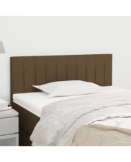 Tête de lit Marron Foncé 90x5x78/88 cm Tissu | Mobilier & Déco