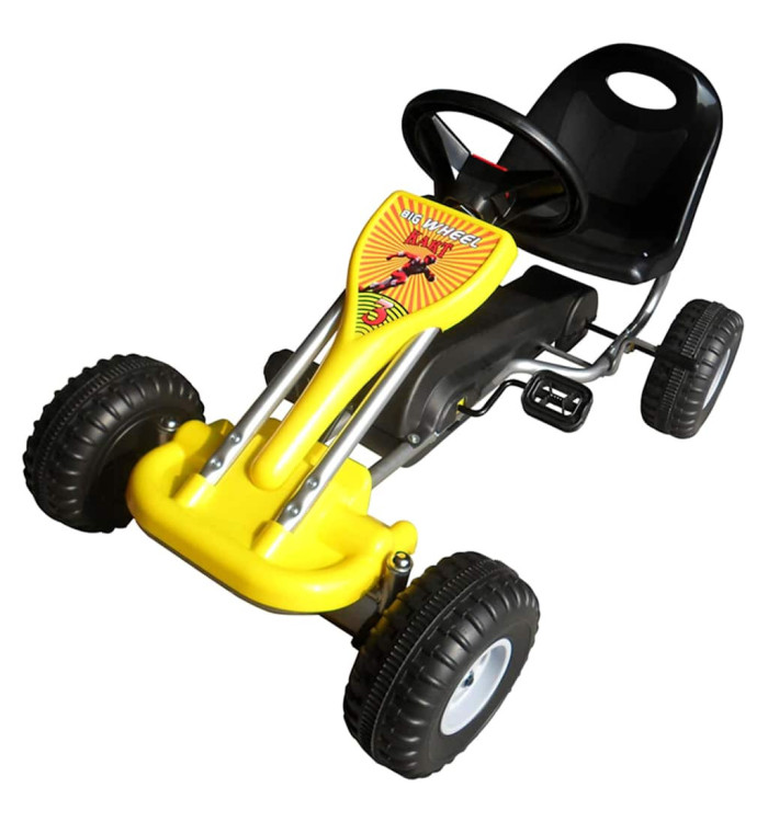 Kart à pédales Jaune | Mobilier & Déco