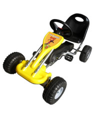 Kart à pédales Jaune | Mobilier & Déco