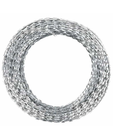 Fil barbelé BTO-22 Acier galvanisé 100 m | Mobilier & Déco